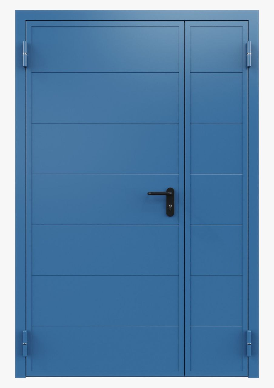 Двустворчатая техническая входная дверь RS472