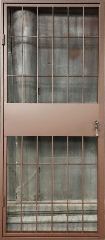 Стальная решетчая входная дверь для КХН RS-315