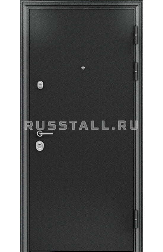 Порошковая входная дверь с МДФ RS46