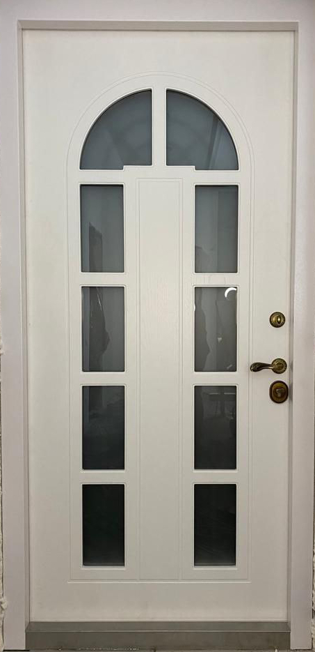 Стальная входная дверь в коттедж RS-83