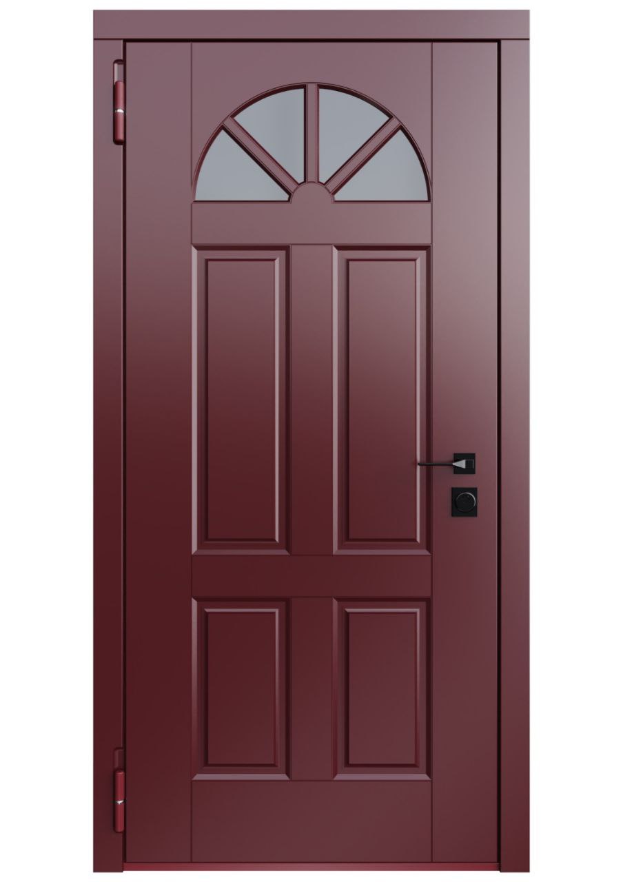 Стальная входная дверь трехконтурная Терморазрыв Модель Макро
