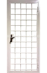 Железная решетчатая входная дверь RS133 - Изображение