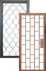 Стальные решетчатые двери - Изображение