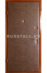 Металлическая входная дверь с винилискожей RS33 - Изображение