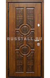 Входная дачная дверь из металла RS10 - Изображение